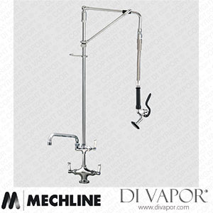 Mechline AquaJet AJPR20-HM-BF2-A Pre-Rinse Spray Tap AJPR20 Base Spare Parts