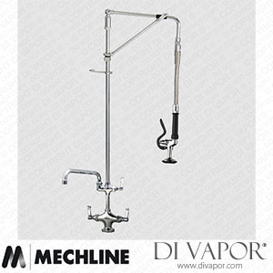 Mechline AquaJet AJPR20-HM-BF2-S Pre-Rinse Spray Tap AJPR20 Base Spare Parts