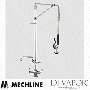 Mechline AquaJet AJPR20-HM-BF2-W Pre-Rinse Spray Tap AJPR20 Base Spare Parts