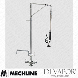 Mechline AquaJet AJPR20-HM-BF3-S Pre-Rinse Spray Tap AJPR20 Base Spare Parts