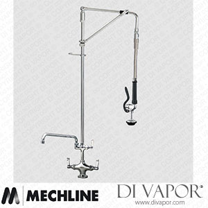 Mechline AquaJet AJPR20-HM-BF3-W Pre-Rinse Spray Tap AJPR20 Base Spare Parts