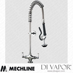 Mechline AquaJet AJPR20-SH-BF0-W Pre-Rinse Spray Tap AJPR20 Base Spare Parts