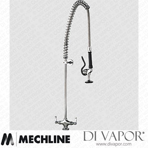 Mechline AquaJet AJPR20-ST-BF0-S Pre-Rinse Spray Tap AJPR20 Base Spare Parts