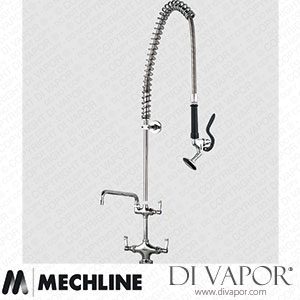 Mechline AquaJet AJPR20-ST-BF2-A Pre-Rinse Spray Tap AJPR20 Base Spare Parts