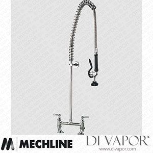 Mechline AquaJet AJPR30-ST-BF0-E Pre-Rinse Spray Tap AJPR30 Base Spare Parts