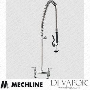 Mechline AquaJet AJPR30-ST-BF0-W Pre-Rinse Spray Tap AJPR30 Base Spare Parts