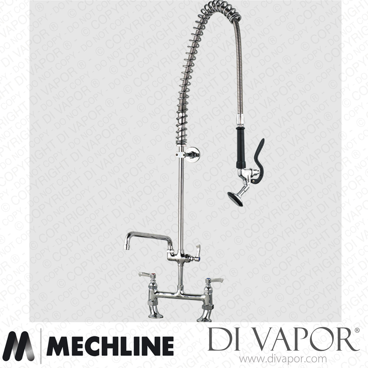 Complete Voorspoelslang AJHA010 Vervanging Voor MECHLINE AQUAJET Keukensprays - 940mm