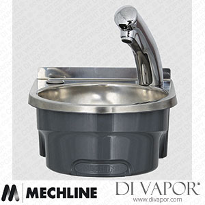 Mechline BaSix BSX-300-NT 300 Hand Wash Station with Delabie Tempomatic 3 Tap Spare Parts