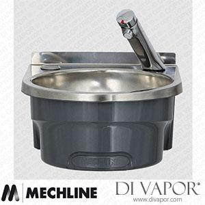 Mechline BaSix BSX-300-T2-T 300 Hand Wash Station Soft-Touch Operated Time Flow Tap with Delabie Spare Parts