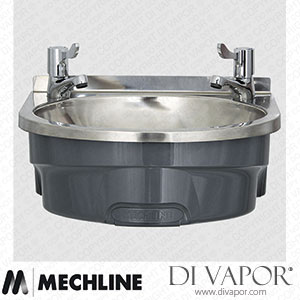 Mechline BaSix BSX-400-CT-L 400 Hand Wash Station with a Pair of CateTap 3-inch Lever Taps Spare Parts