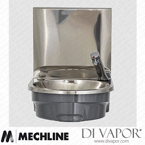 Mechline BaSix BSX-400i-T2 400i Hand Wash Station Soft-Touch Operated Time Flow Tap with Delabie Temposoft 2 Tap Spare Parts
