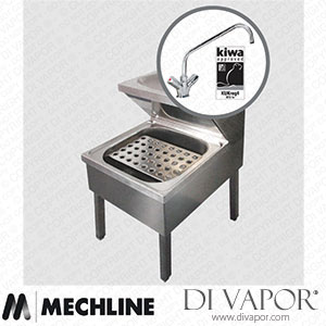 Mechline BaSix BSXJT600-TX-B-212D Janitorial Sink Stainless Steel with Monobloc Mixer Tap Spare Parts