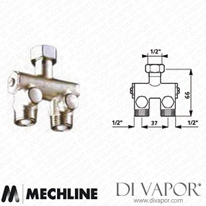 Mechline Delabie DLB-200-000 Manual Mixer - Compact - Spare Parts