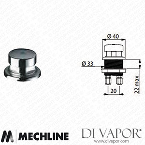 Mechline Delabie DLB-319-T61 Push-Button Tap with Instant Shut-Off Spare Parts