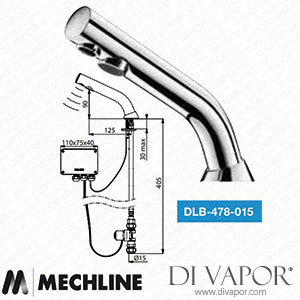 Mechline Delabie DLB-478-015 Binoptic Sensor Tap Battery Operated Model Spare Parts