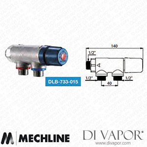 Mechline Delabie DLB-733-015 PreMix Compact Thermostatic Mixing Valve 1/2-Inch Spare Parts