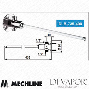 Mechline Delabie DLB-735-400 Tempogenou Knee Operated Valve Spare Parts