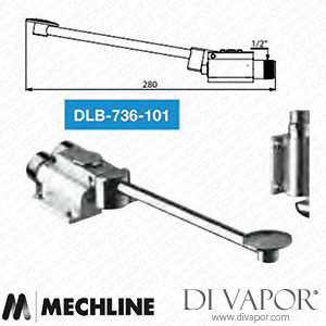 Mechline Delabie DLB-736-101 Monofoot Floor Mounted Pedal-Operated Valve Spare Parts