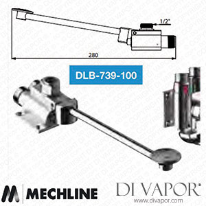 Mechline Delabie DLB-739-100 Mixfoot Floor Mounted Pedal-Operated Valve Spare Parts