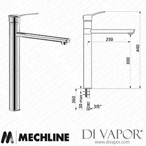 Mechline Delabie JC-DLB-5128T8 3/8-Inch Mechanical Mixer Spare Parts