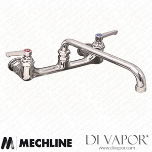 Mechline AquaJet MR-AJ-W-412L Panel-Mounted Twin Feed Water Tap 12 Inch Spare Parts