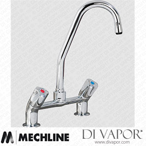 Mechline AquaTechnix TX-B-3SG6D Dome Head Operated Tap TX-B-30 Base with 150mm Swivel Gooseneck Spout Spare Parts