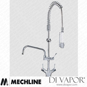 Mechline AquaTechnix TX-PR-20L-SH-BF2 Pre-Rinse Spray Tap Lever Operated TX-PR-20L Base Spare Parts