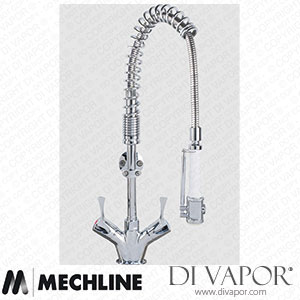 Mechline AquaTechnix TX-PR-20L-SS-BF0 Pre-Rinse Spray Tap Lever Operated TX-PR-20L Base Spare Parts