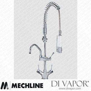 Mechline AquaTechnix TX-PR-20L-SS-BF1 Pre-Rinse Spray Tap Lever Operated TX-PR-20L Base Spare Parts