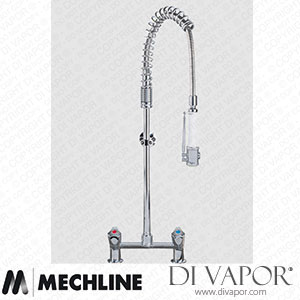 Mechline AquaTechnix TX-PR-30D-SH-BF0-E Pre-Rinse Spray Tap Dome Head Operated TX-PR-30D Base Spare Parts