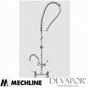 Mechline AquaTechnix TX-PR-30L-ST-BF1-E Pre-Rinse Spray Tap Lever Operated TX-PR-30L Base Spare Parts