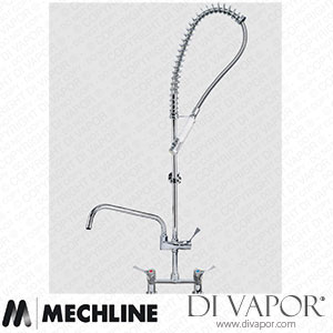 Mechline AquaTechnix TX-PR-30L-ST-BF2-E Pre-Rinse Spray Tap Lever Operated TX-PR-30L Base Spare Parts