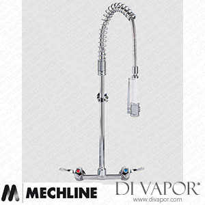 Mechline AquaTechnix TX-PR-40L-SH-BF0-E Pre-Rinse Spray Tap Lever Operated TX-PR-40L Base Spare Parts