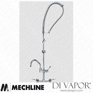 Mechline AquaTechnix TX-PR-40L-ST-BF1-E Pre-Rinse Spray Tap Lever Operated TX-PR-40L Base Spare Parts
