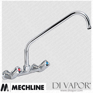 Mechline AquaTechnix TX-W-412D Dome Head Operated Tap TX-W-40 Base with 300mm Swivel Spout Spare Parts