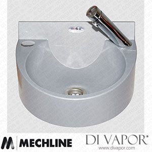 Mechline BaSix WS1-T2-T Hand Wash Station Soft-Touch Operated Time Flow Tap with Delabie Spare Parts