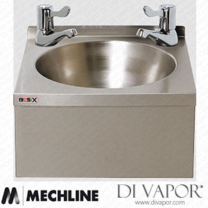 Mechline BaSix WS3-L Hand Wash Station with CaterTap Lever Taps Spare Parts