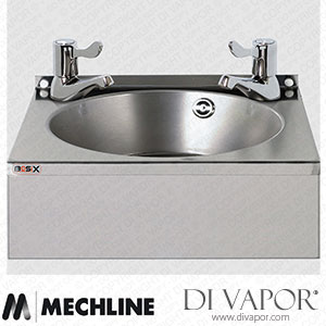 Mechline BaSix WS4-L Hand Wash Station with a Pair of CaterTap 3-inch Lever Taps Spare Parts