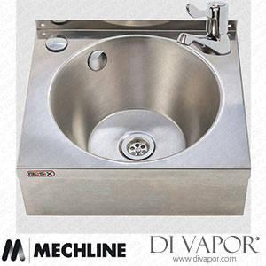 Mechline BaSix WS4-ML-T Hand Wash Station with Single 3-inch Lever Tap and Thermostatic Mixer Spare Parts
