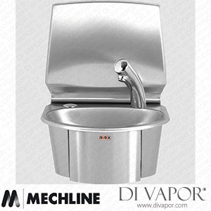 Mechline BaSix WS6-NT Hand Wash Station with Delabie Tempomatic 3 Tap Spare Parts
