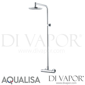 Aqualisa MD000PLMN Midas Plus Mono Bar Mixer Shower with Fixed Drencher Head HP/Combi Spare Parts