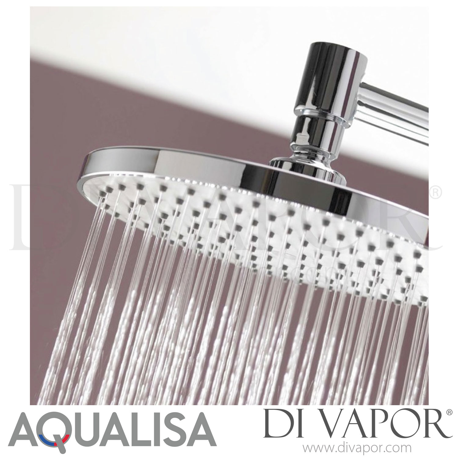 Aqualisa MD000PLMN Midas Plus Mono Bar Mixer Shower with Fixed Drencher