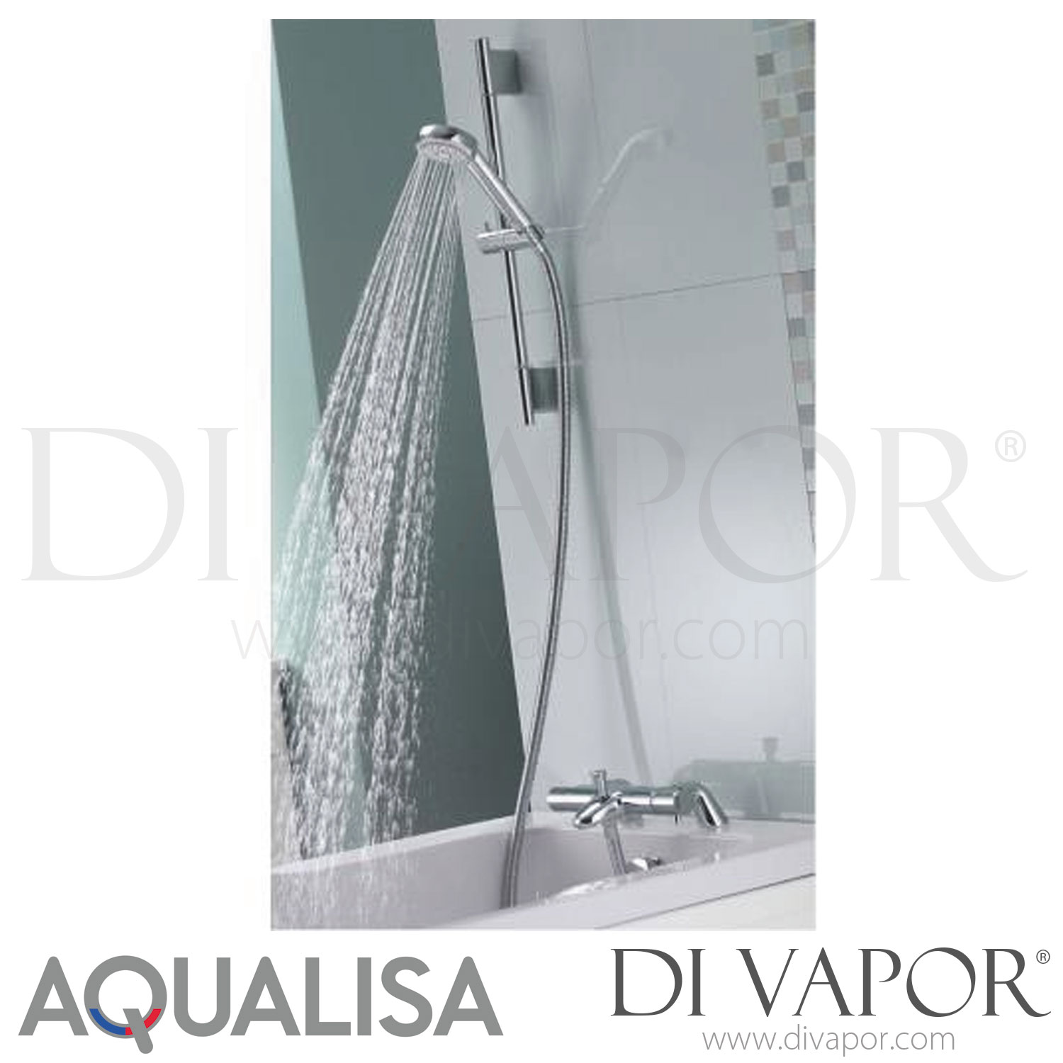 Aqualisa MD200BSM Midas 200 Thermostatic Bath Shower Mixer with Slide Rail Kit Spare Parts