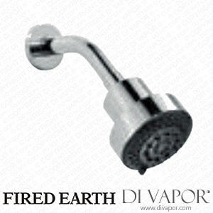 Fired Earth 3 function shower rose adjustable position wall mounted (ME3FUNCROSE) Spare Parts
