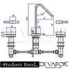 Hudson Reed MG337 Clio 3 Tap Hole Basin Mixer Spare Parts Diagram