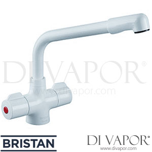 Bristan MH SNK EF WHT Manhattan Easyfit Sink Mixer - White - 03/06/15 - Kitchen Tap Spare Parts