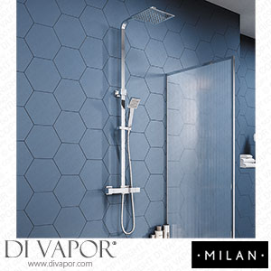 Milan MIL002 Modern Thermostatic Shower - Chrome Spare Parts