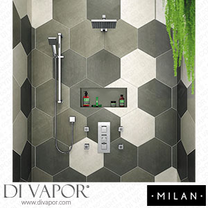 Milan MILSQSVBJSL Square Triple Shower Package with Diverter Valve Spare Parts