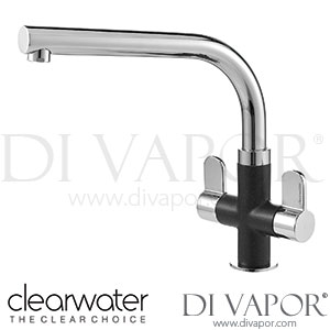 Clearwater MIR2CPNE Miram Twin Lever Chrome Nero Black Monobloc Kitchen Mixer Tap Spare Parts