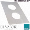 Vado MIX-0029/SQ-C-C/P Faceplate for MIX-148C/3-C/P Shower Valve